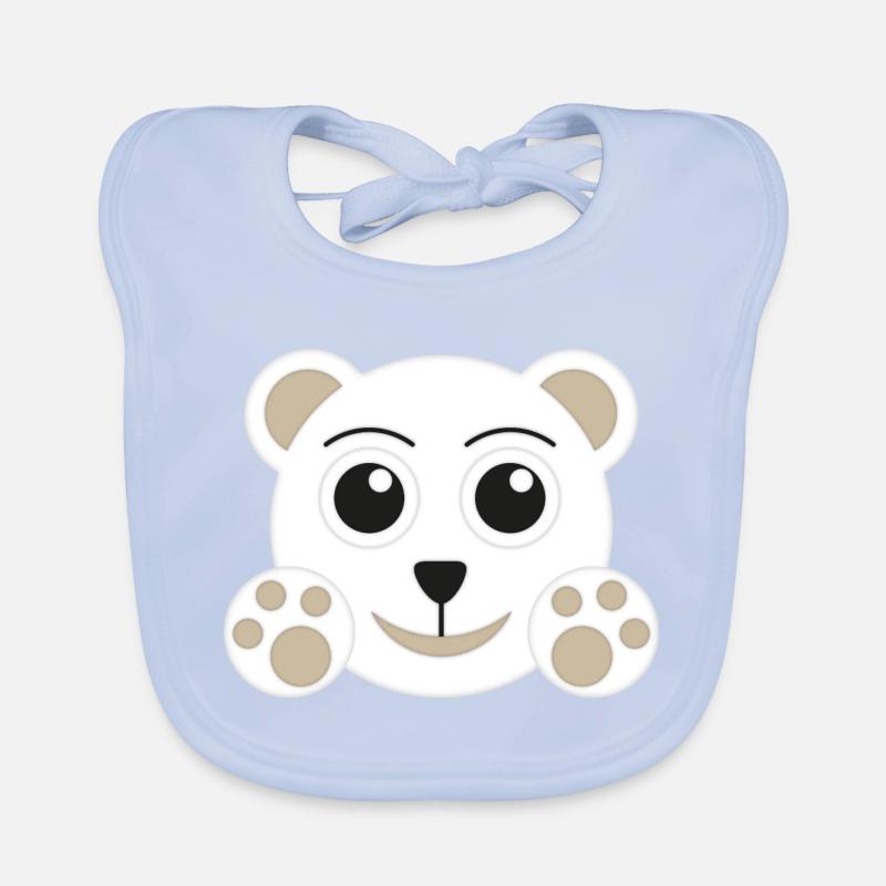 Eisbär Baby Bio-Lätzchen