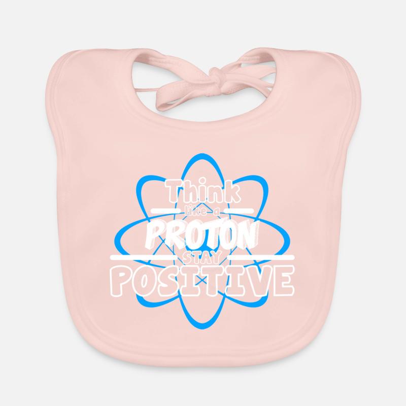 Proton neutron physics science Organic Baby Bibs