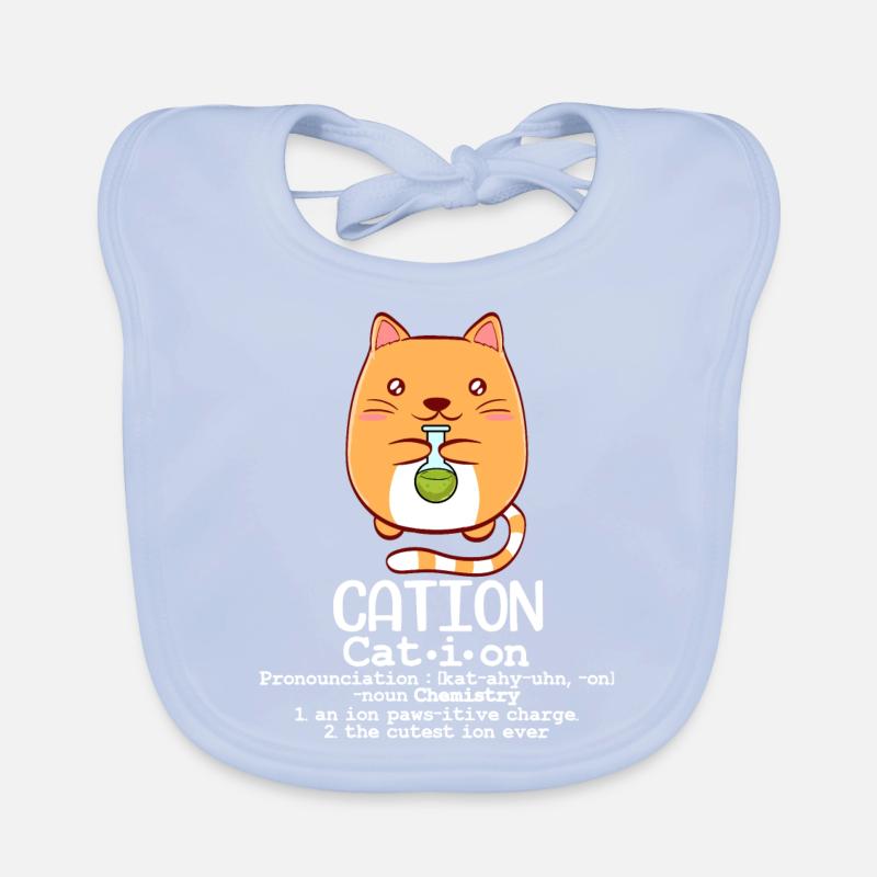 Science Cation Experimental Lab Scientist Organic Baby Bibs