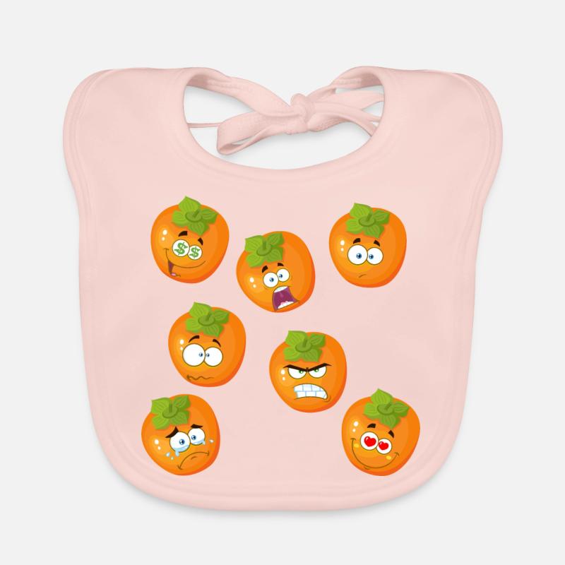 Persimmon plum Organic Baby Bibs