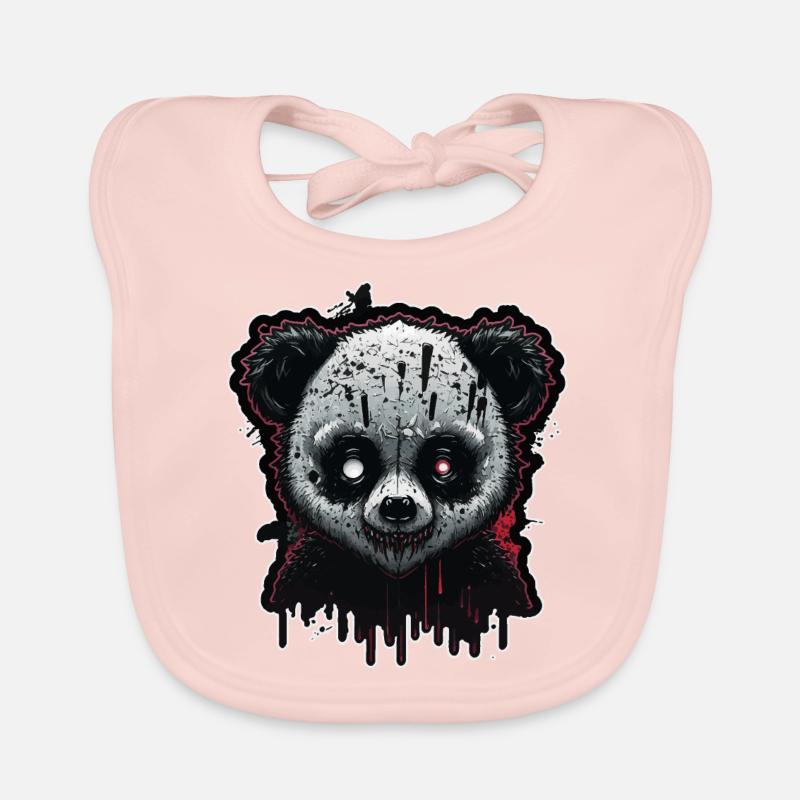 Spooky Panda Organic Baby Bibs