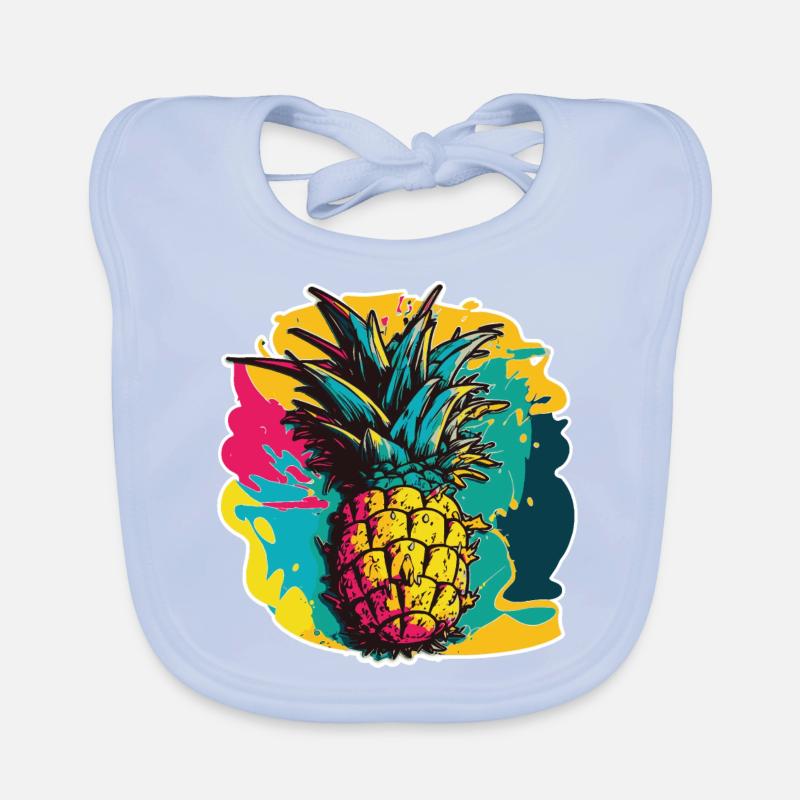 Fruit de l’ananas Bavoir bio Bébé
