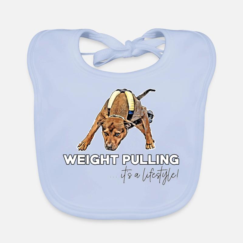 Weight Pulling ... it's a lifestyle! Organic Baby Bibs