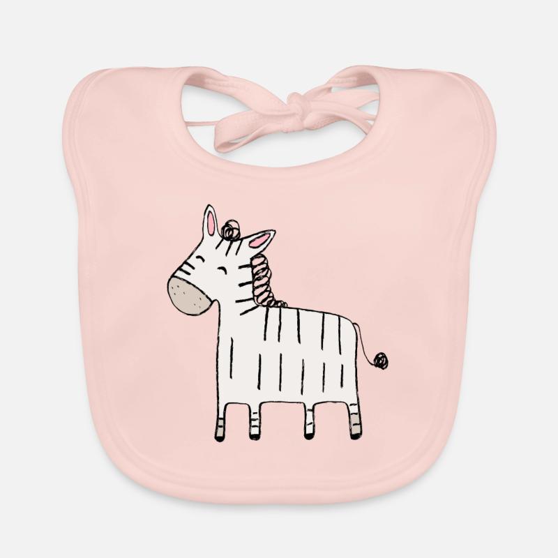 Zèbre Bavoir bio Bébé