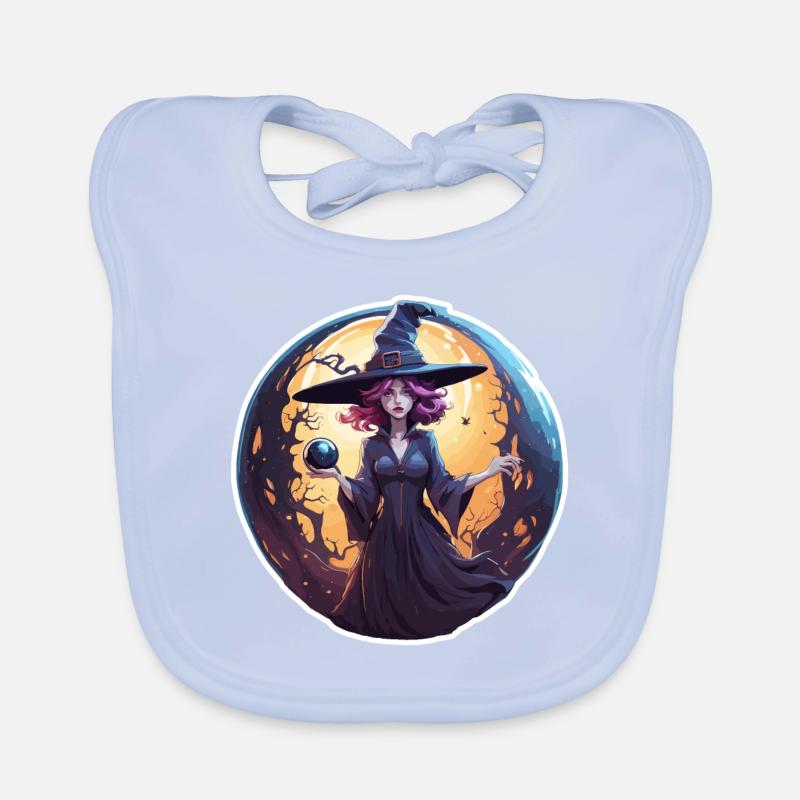 Witch / Magic / Witch Ritual / Fairy Tale / Spell Organic Baby Bibs