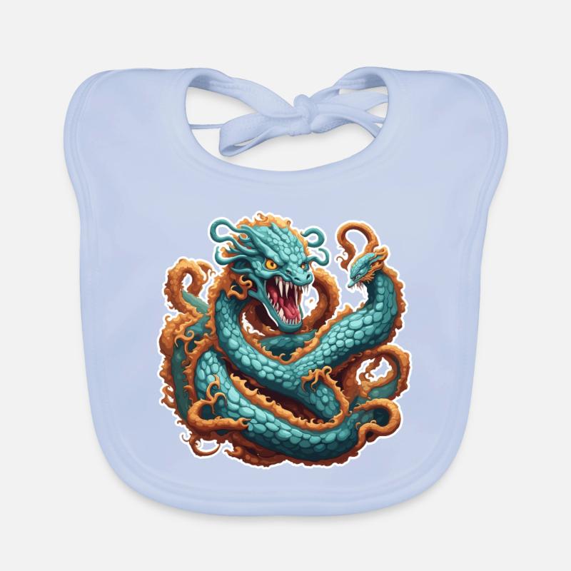Hydre / Mythologie grecque / Serpent Bavoir bio Bébé