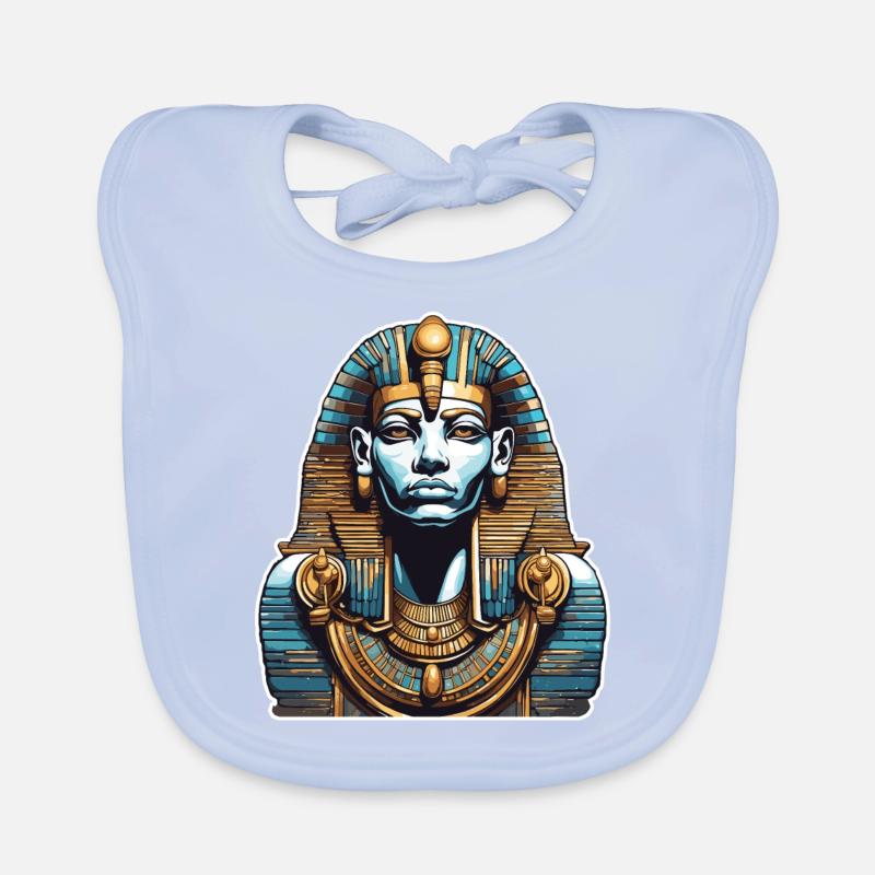 Egypte / Pharaon / Momies / Hiéroglyphes / Sphinx Bavoir bio Bébé
