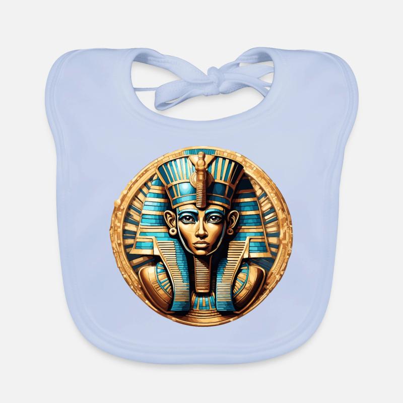 Egypt / Pharaoh / Mummies / Hieroglyphics / Sphinx Organic Baby Bibs