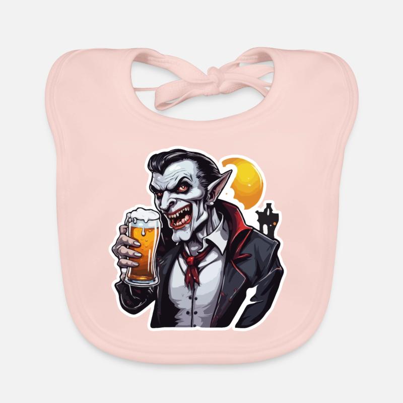 Vampire / Dracula / Suceur de sang / Halloween / Mythe Bavoir bio Bébé