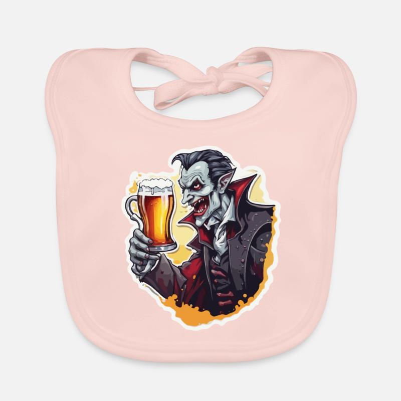 Vampir / Dracula / Blutsauger / Halloween / Mythos Baby Bio-Lätzchen