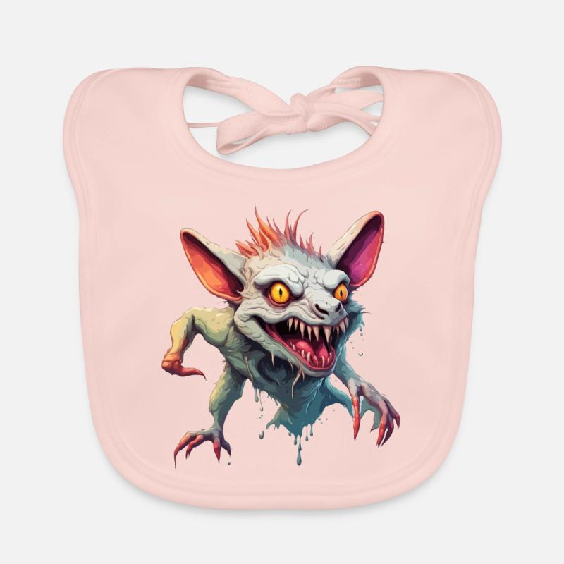Chupacabra / Créature suceuse / Monstre /Espagne Bavoir bio Bébé