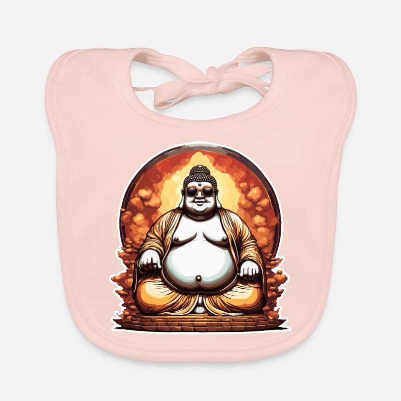 Buddha / Buddhismus / Glaube / Religion / Mantra Baby Bio-Lätzchen