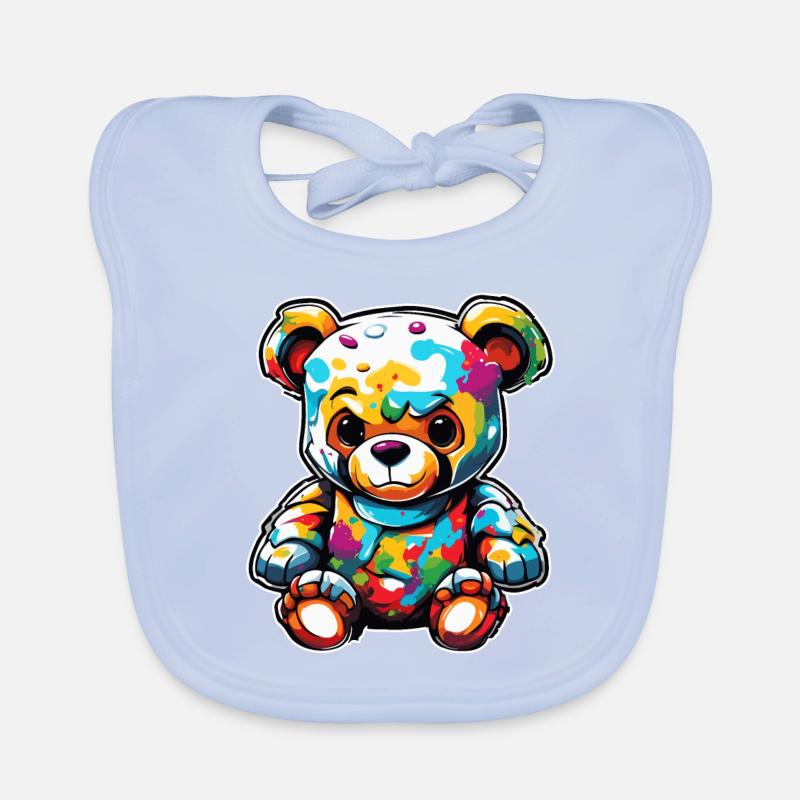 Teddybär / Kuscheltier / Stofftier / Geschenkidee Baby Bio-Lätzchen