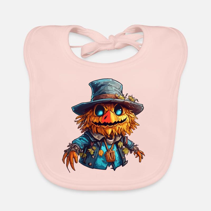 Vogelscheuche / Erntehelfer / Maisfeld / Feld Baby Bio-Lätzchen