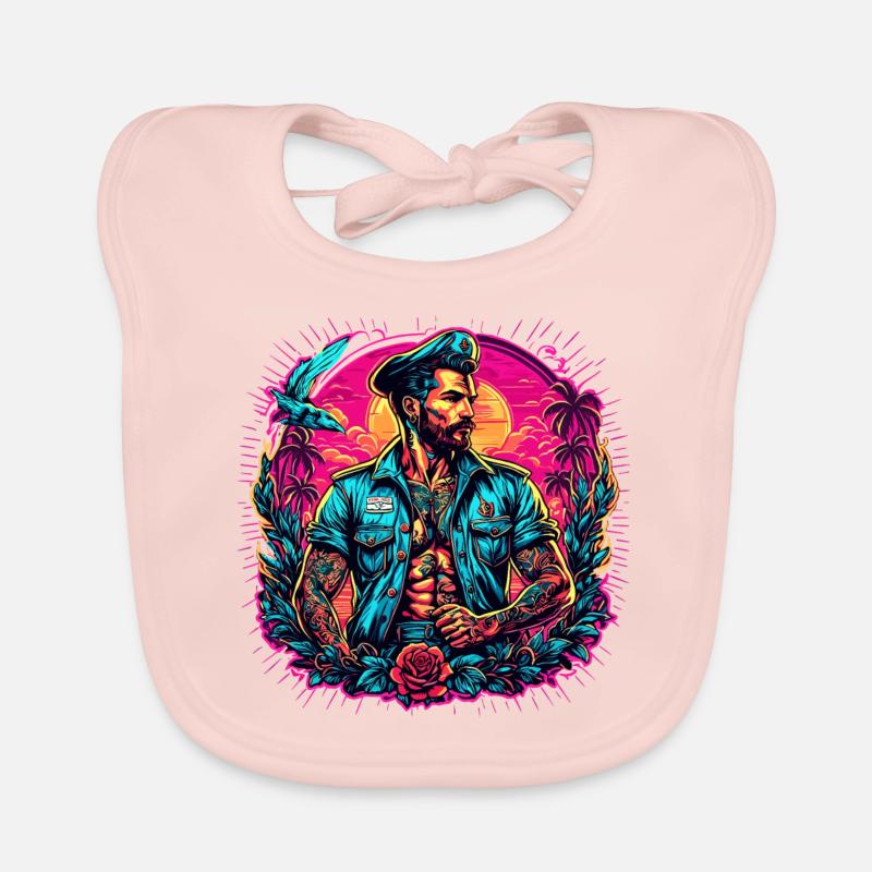 Sailor / Ship's Crew / Deckhand / Anchor Organic Baby Bibs