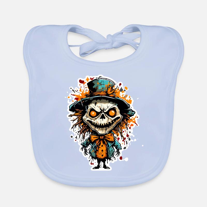 Vogelscheuche / Erntehelfer / Maisfeld / Feld Baby Bio-Lätzchen