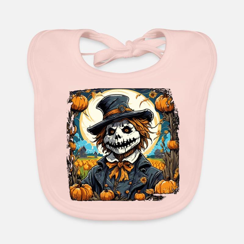 Vogelscheuche / Erntehelfer / Maisfeld / Feld Baby Bio-Lätzchen