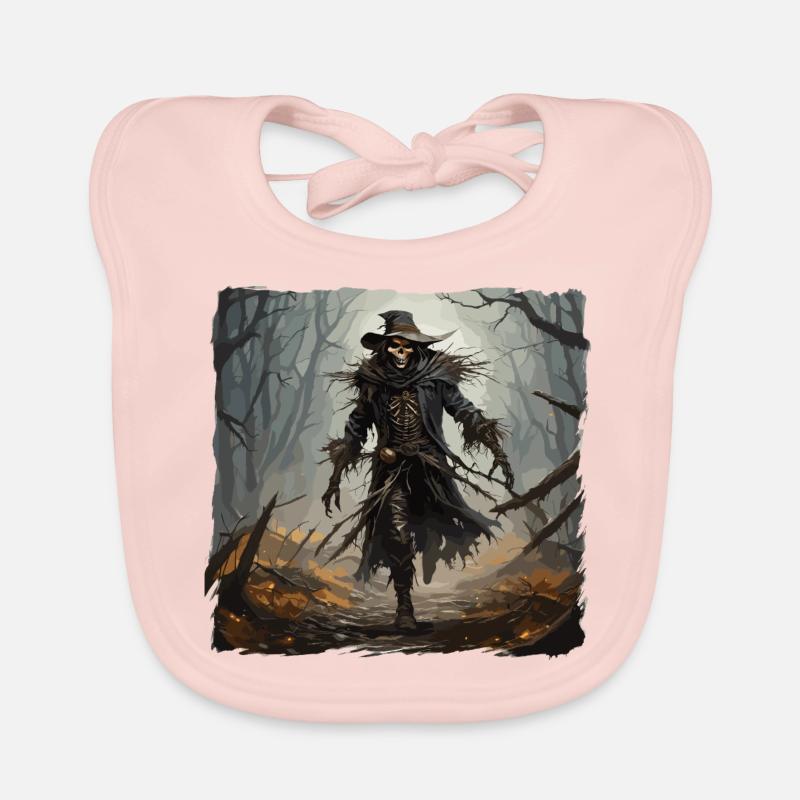 Vogelscheuche / Erntehelfer / Maisfeld / Feld Baby Bio-Lätzchen