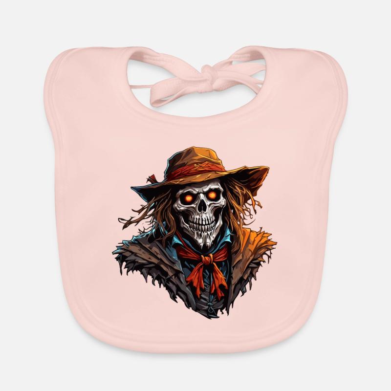 Vogelscheuche / Erntehelfer / Maisfeld / Feld Baby Bio-Lätzchen