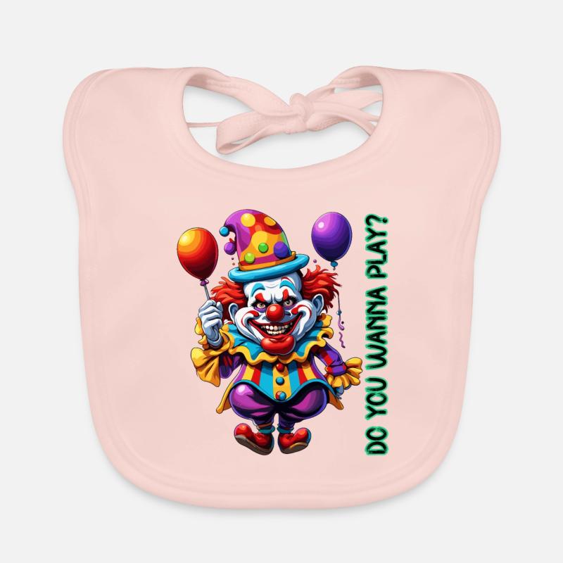 Clown / Circus / Carnival / Carnival / Playful Organic Baby Bibs