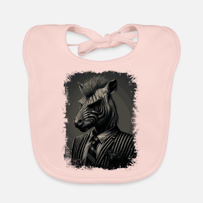 Extravagant Zebra Organic Baby Bibs