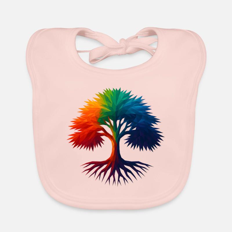 WPAP Stil - Eibe Baby Bio-Lätzchen