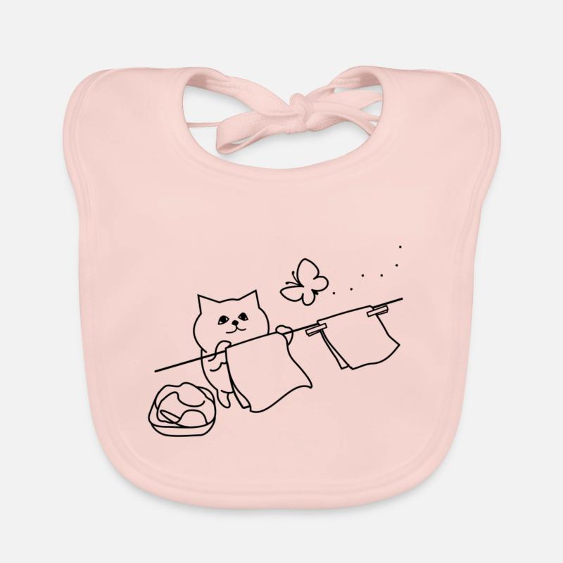 Cat Laundry Organic Baby Bibs