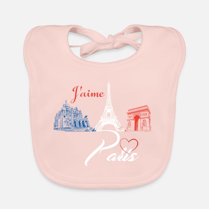 J aime Paris Bavoir bio Bébé