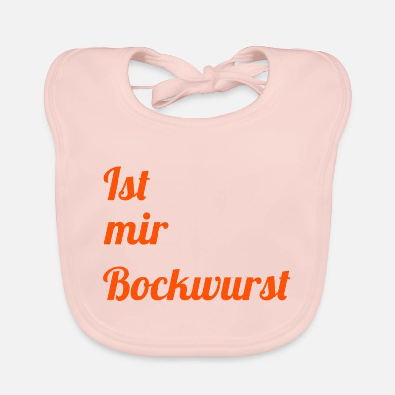 Ist mir Bockwurst Baby Bio-Lätzchen
