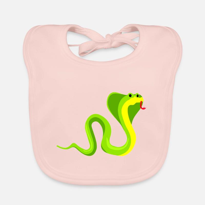 Snake Organic Baby Bibs