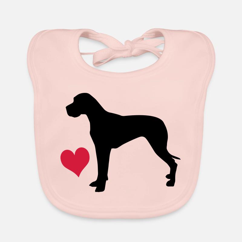 Deutsche Dogge Baby Bio-Lätzchen