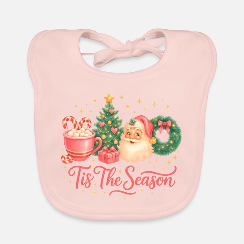 C’est la saison Design de Noël mignon Bavoir bio Bébé