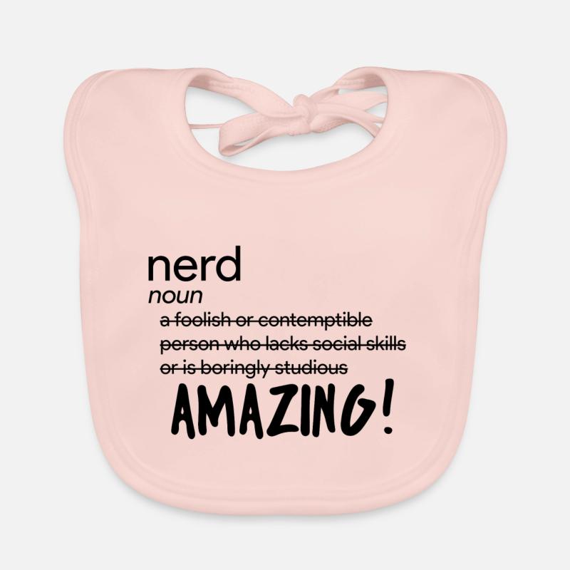 Nerd / Nerds: Définition de «Nerd» Bavoir bio Bébé