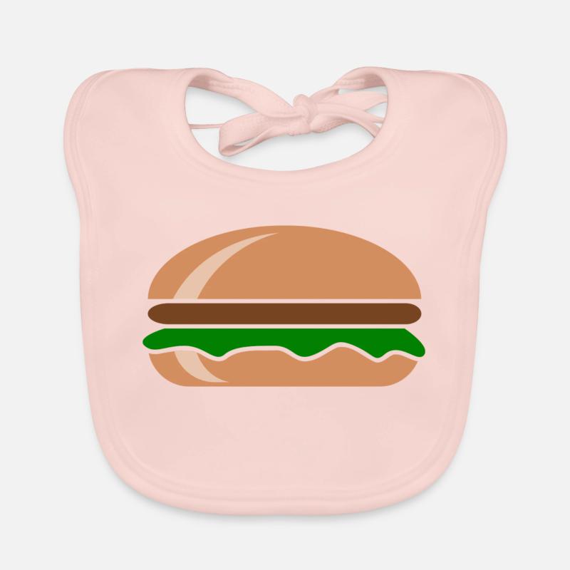 Hamburger Burger Bavoir bio Bébé