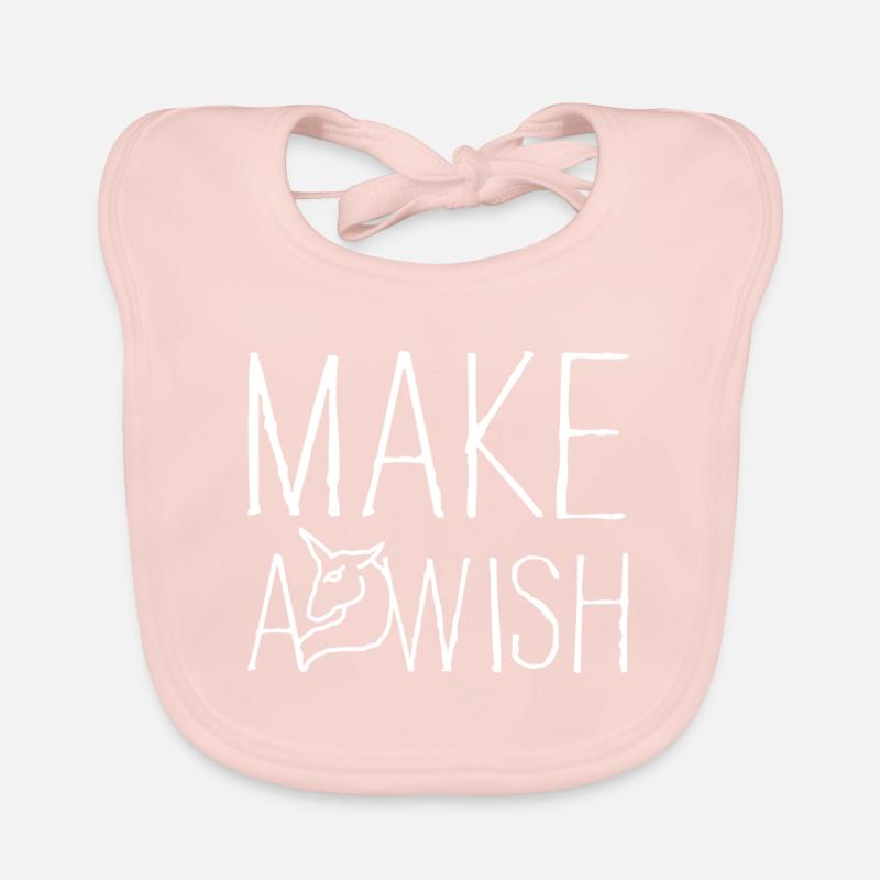 MAKE A WISH tee shirts Bavoir bio Bébé