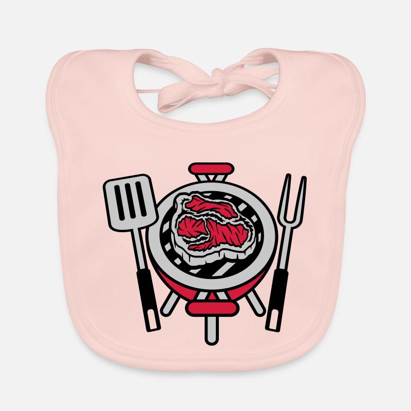 Steak BBQ Grill Master Coal Grill Bavoir bio Bébé