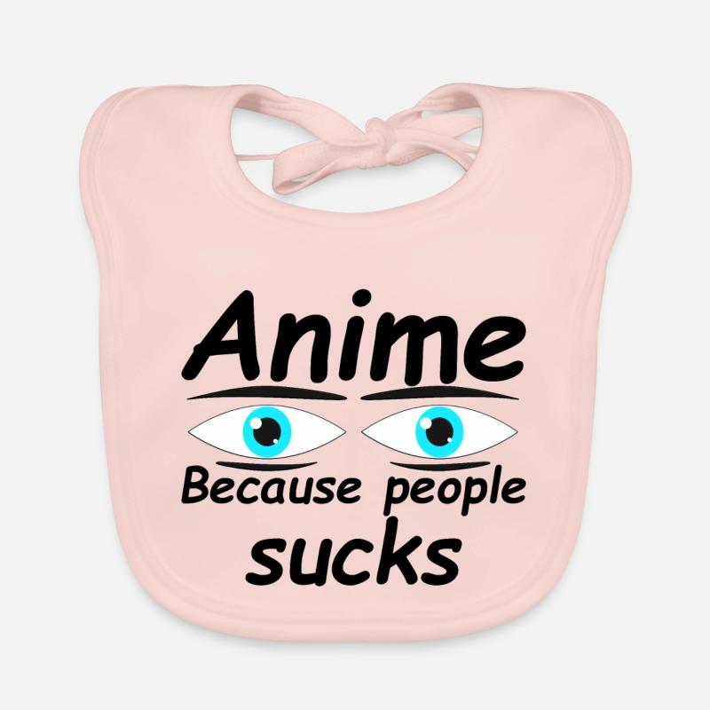 L’anime parce que les gens sont nuls Bavoir bio Bébé