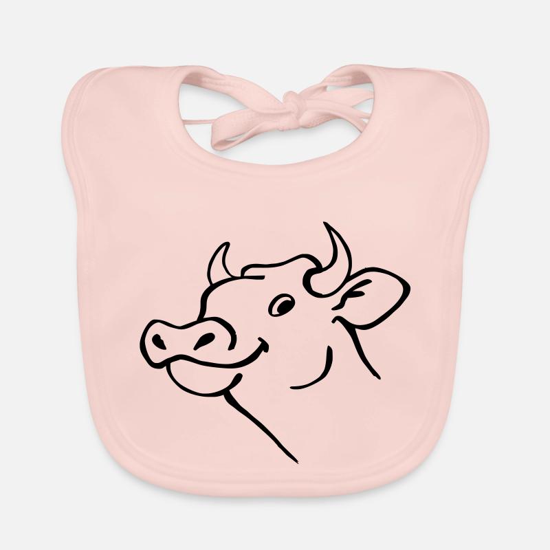 Vache Bavoir bio Bébé