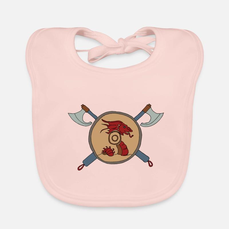 Viking Shield Vikings Bavoir bio Bébé