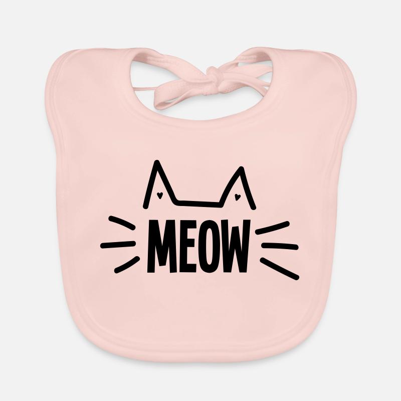 MEOW. chat Bavoir bio Bébé