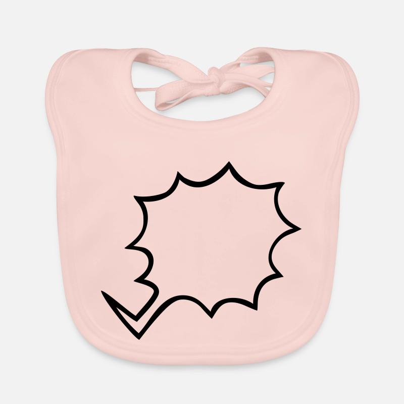 speech bubble Organic Baby Bibs