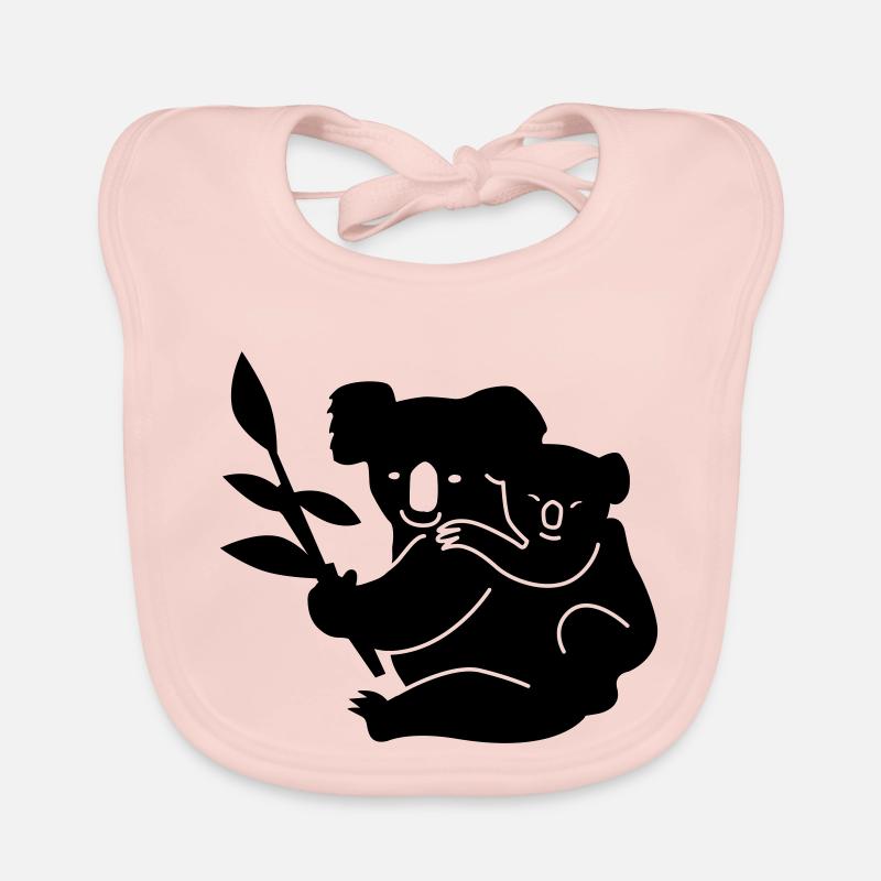 koala - Baby Bio-Lätzchen - Rose
