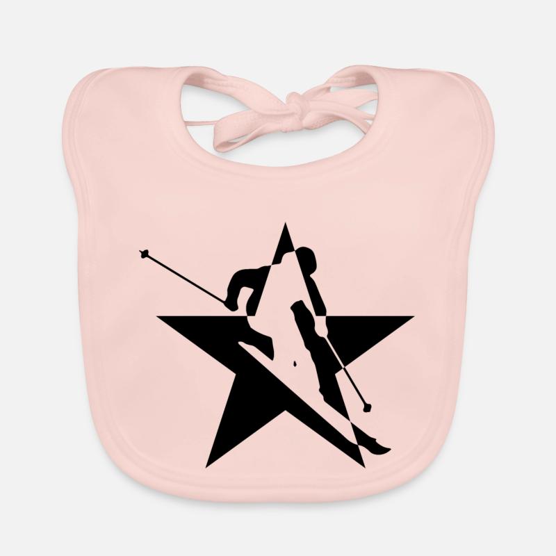 Ski Skiing Après-Ski Organic Baby Bibs