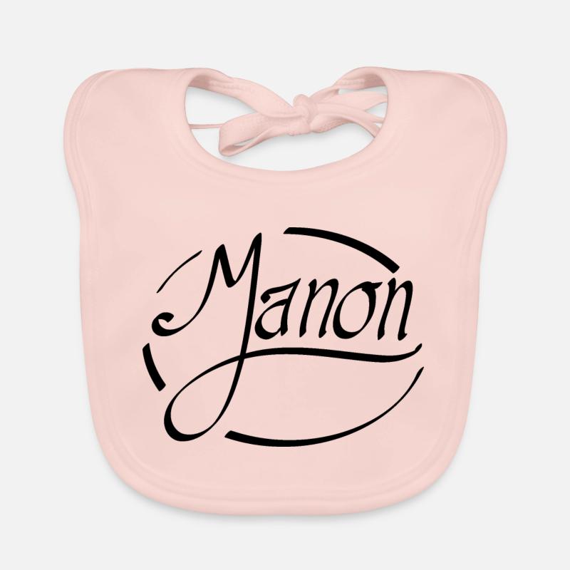 Manon - Bavoir bio Bébé - rose