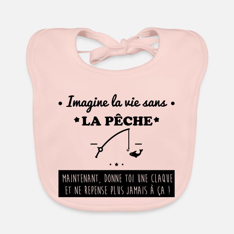 La pêche,pêcheur,pécheur Bavoir bio Bébé