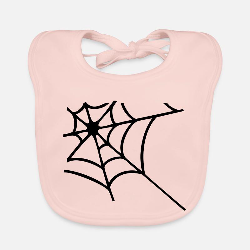 Corner spider web Organic Baby Bibs
