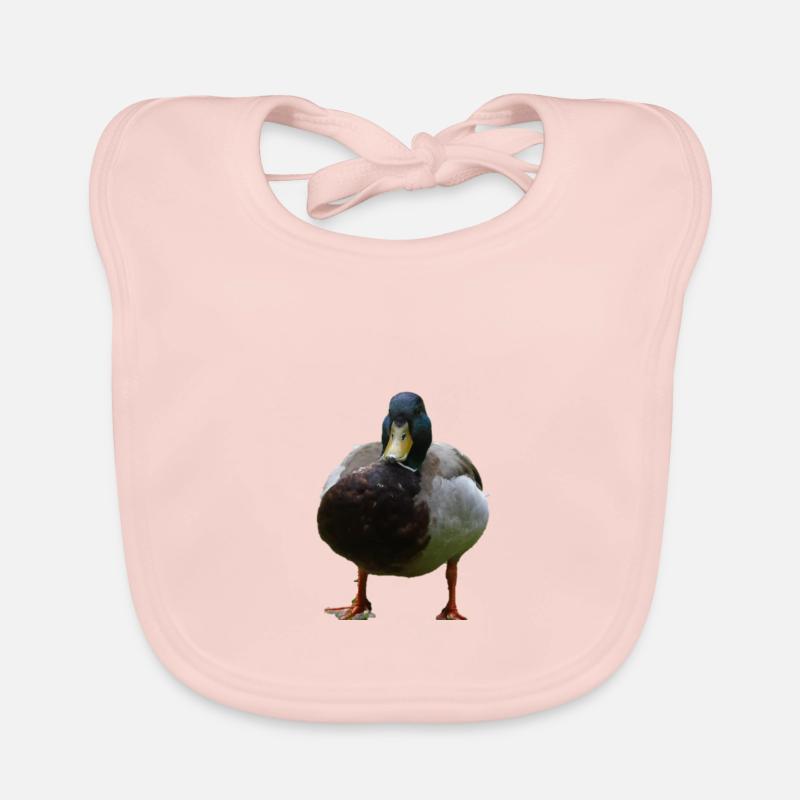 A lone duck Organic Baby Bibs