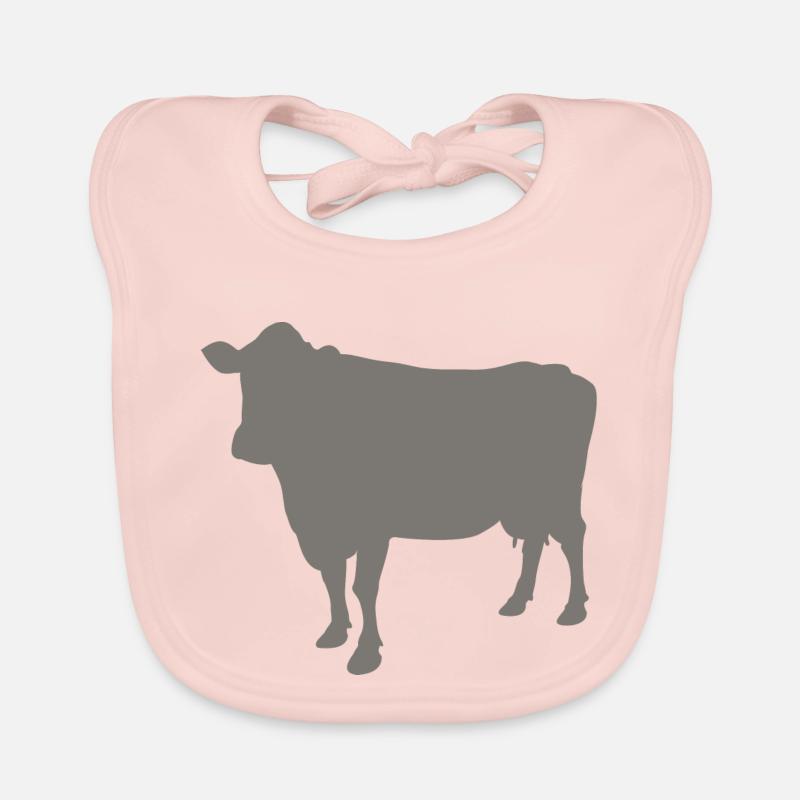 cow Organic Baby Bibs