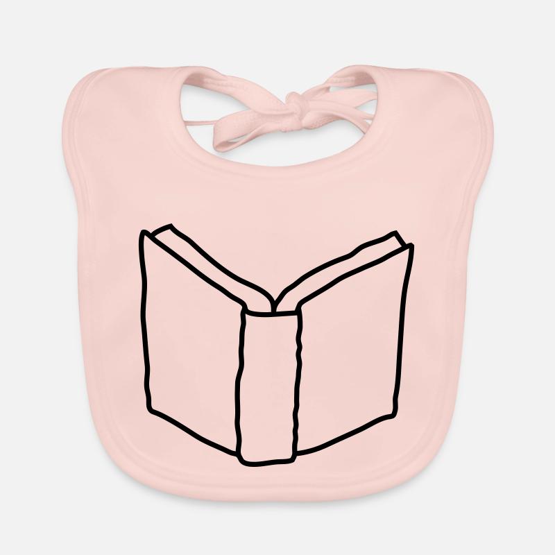 Comic open novel book Organic Baby Bibs