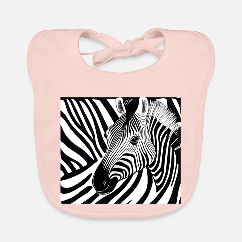 Zebra Baby Bio-Lätzchen